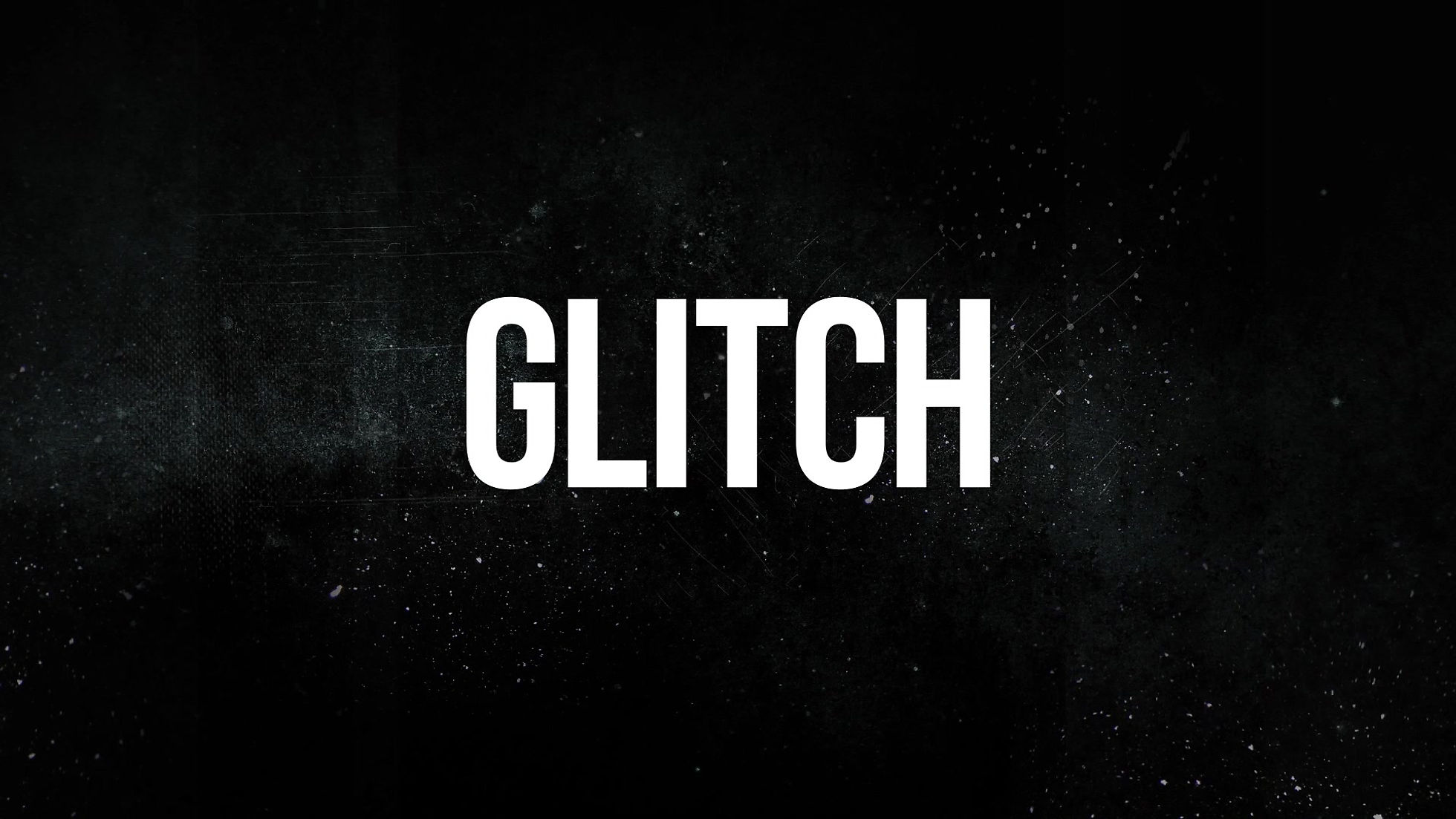 Glitch Logo Reveal and Animation 001